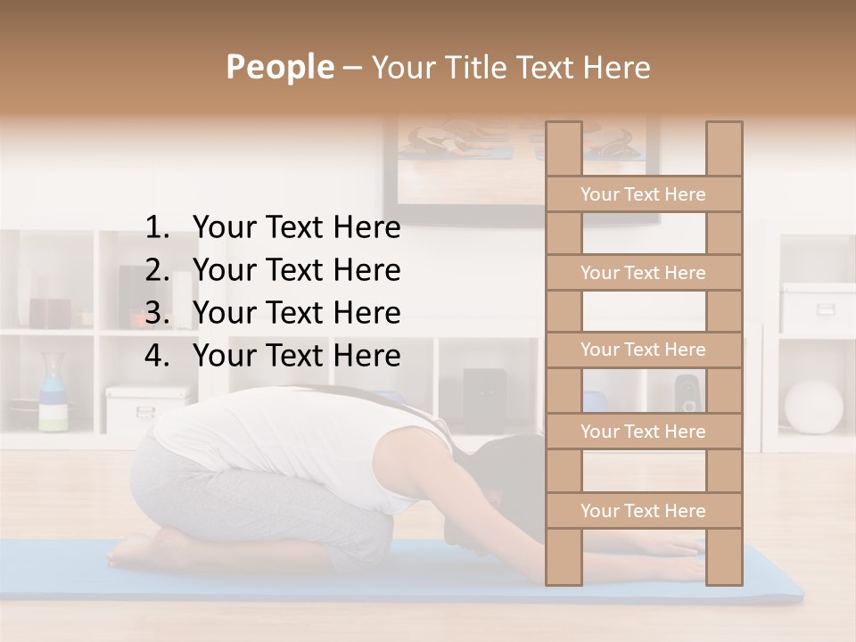 Girl Internet Physical PowerPoint Template