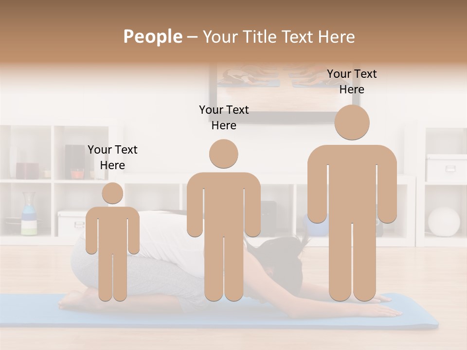 Girl Internet Physical PowerPoint Template