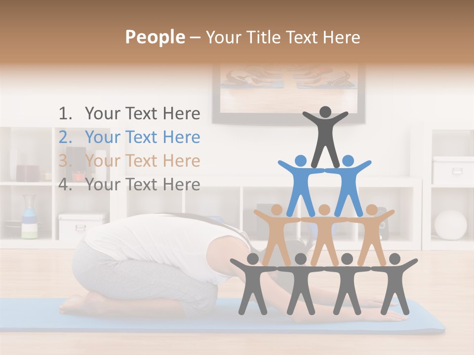 Girl Internet Physical PowerPoint Template