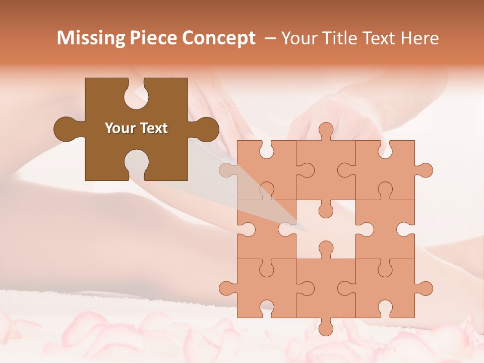 Removal Enjoyment Female PowerPoint Template