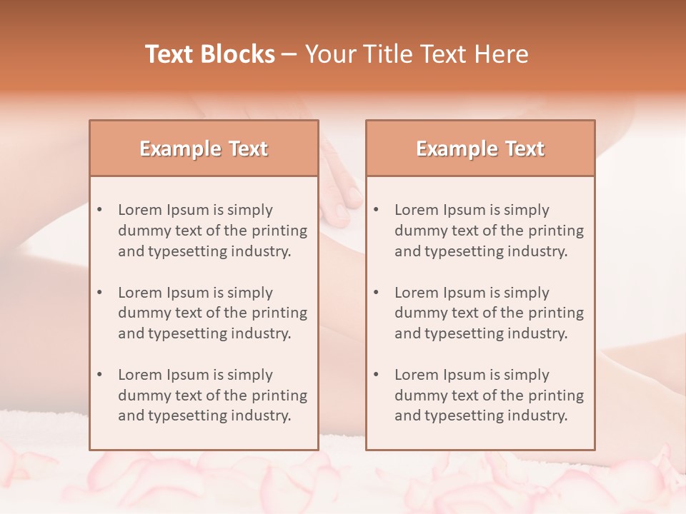 Removal Enjoyment Female PowerPoint Template