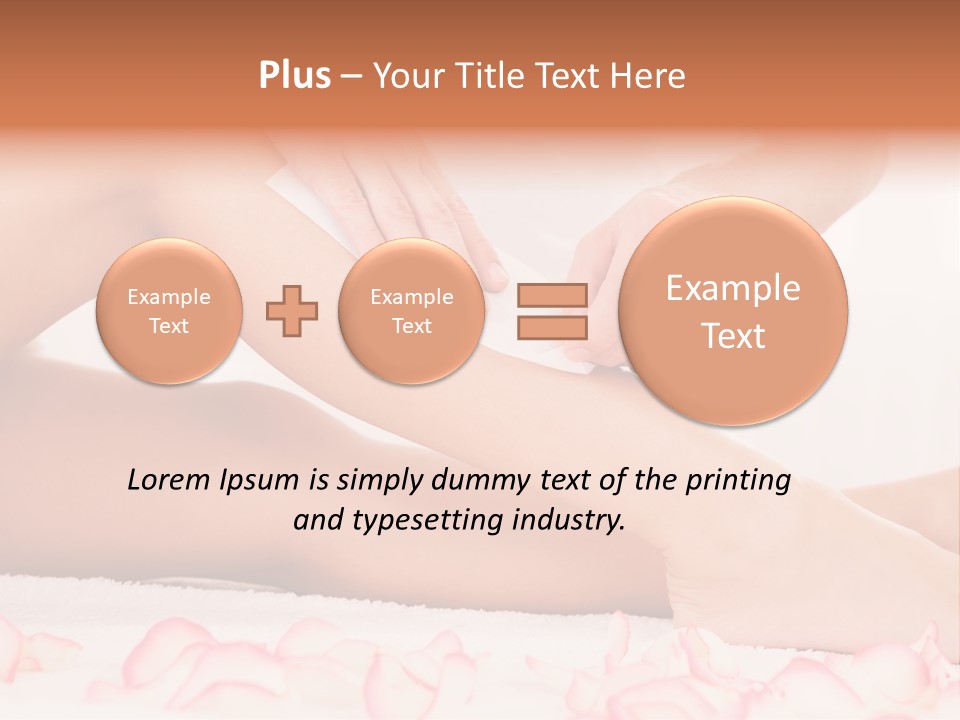 Removal Enjoyment Female PowerPoint Template