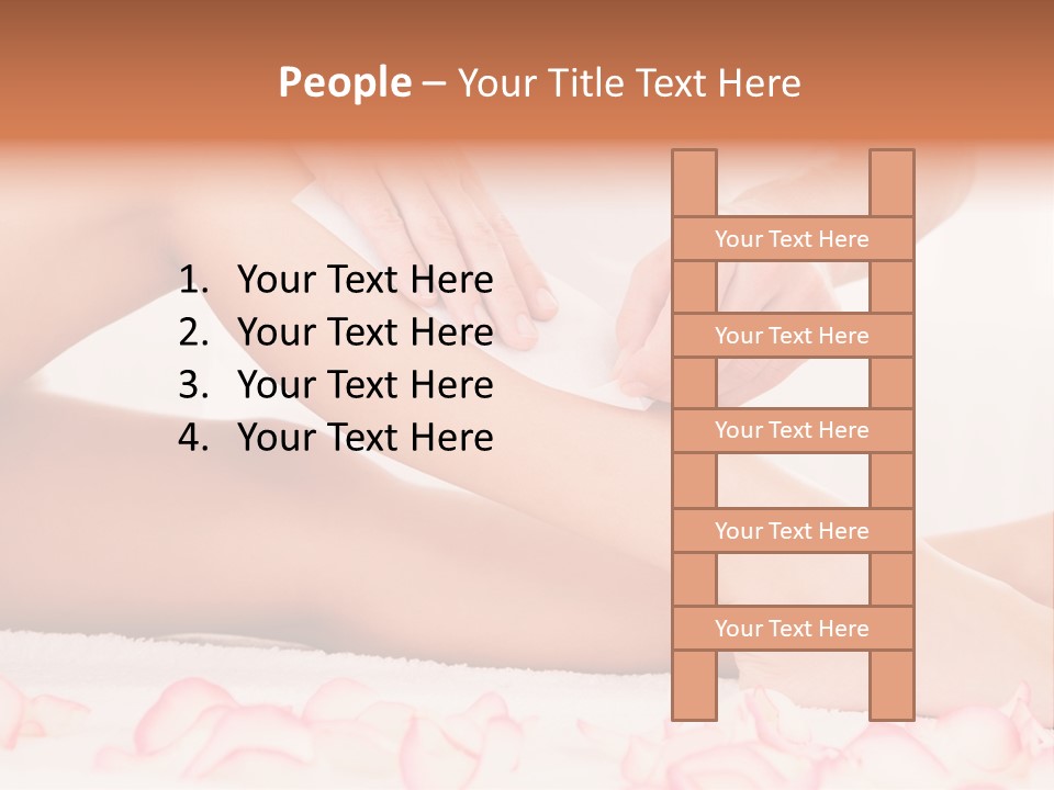 Removal Enjoyment Female PowerPoint Template