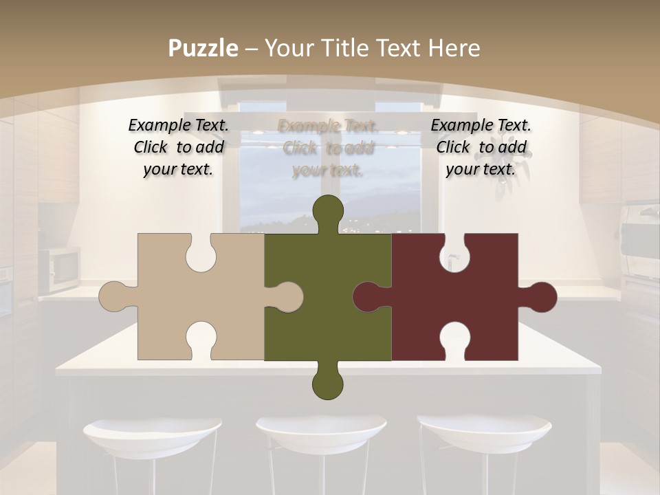 Kitchen View New PowerPoint Template