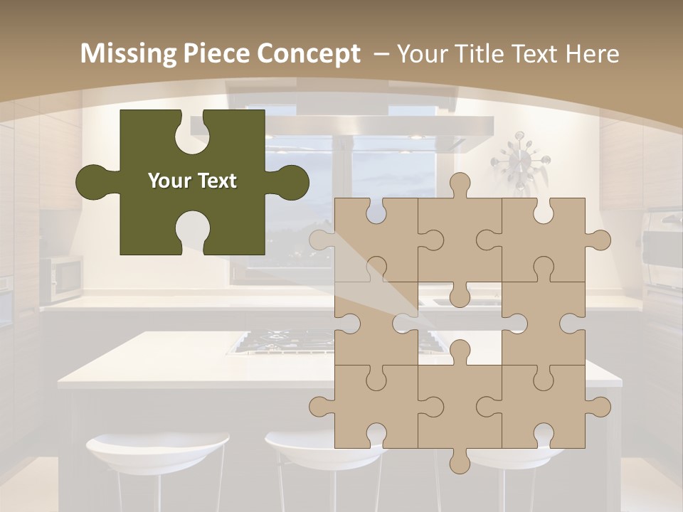 Kitchen View New PowerPoint Template