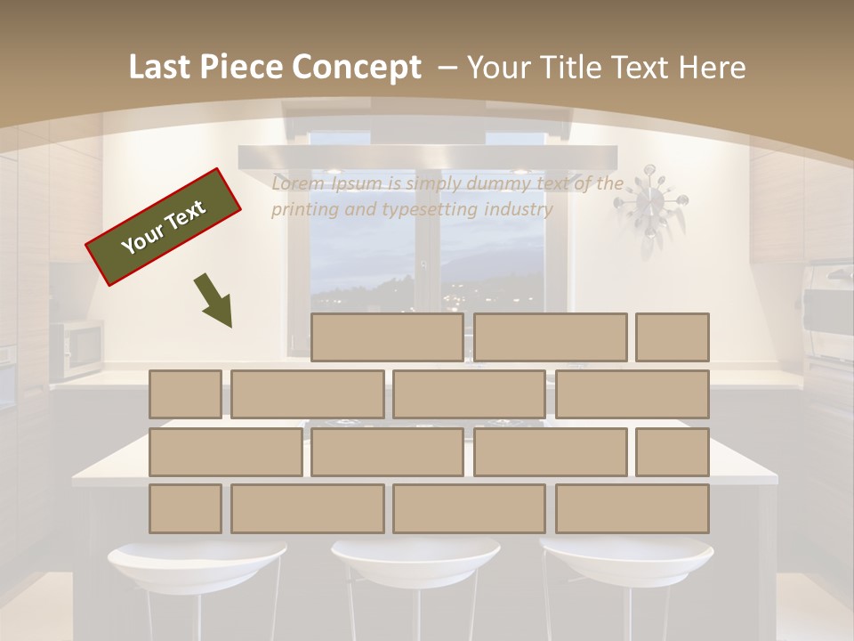 Kitchen View New PowerPoint Template