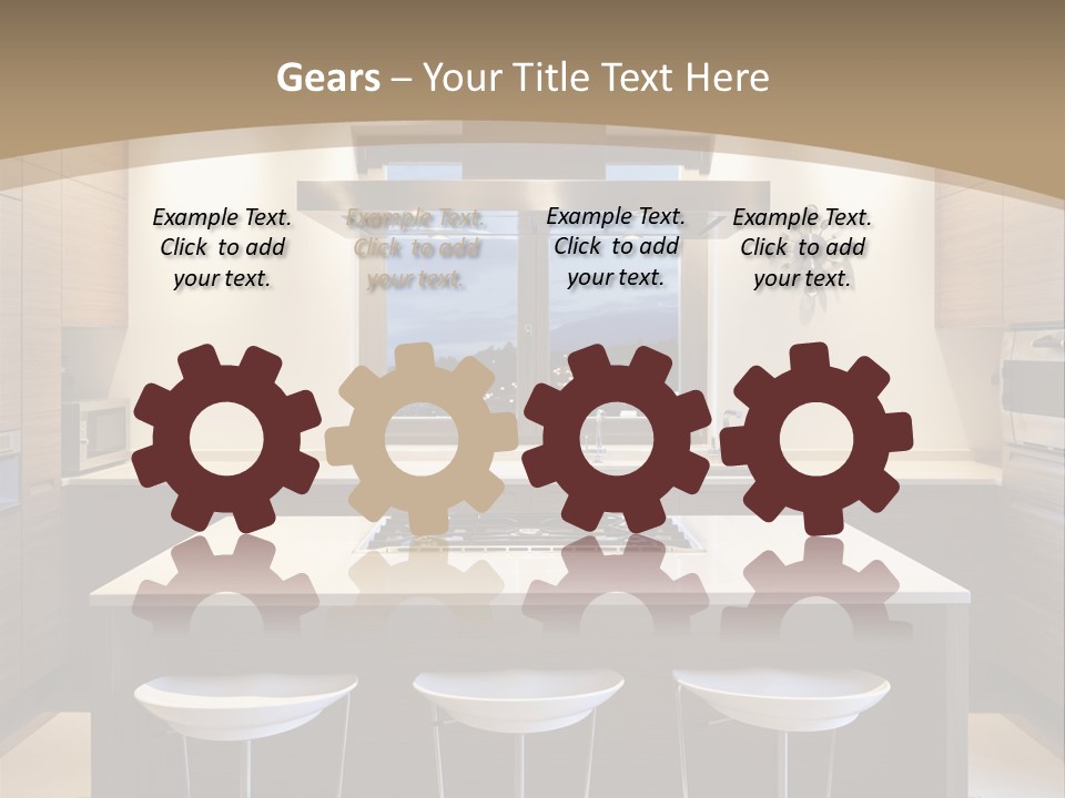 Kitchen View New PowerPoint Template