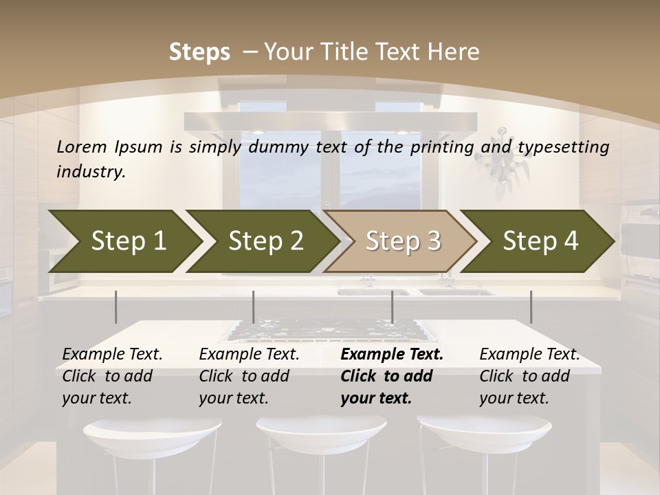 Kitchen View New PowerPoint Template