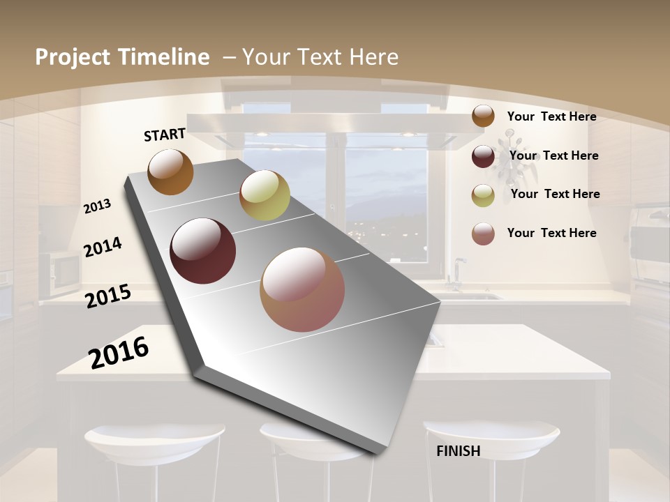 Kitchen View New PowerPoint Template