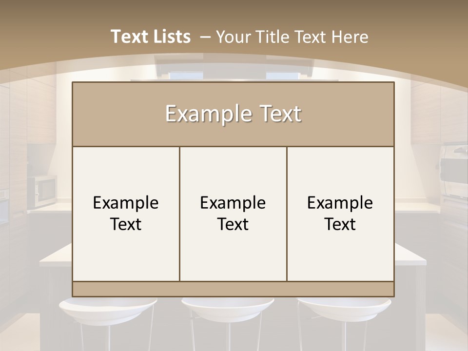 Kitchen View New PowerPoint Template