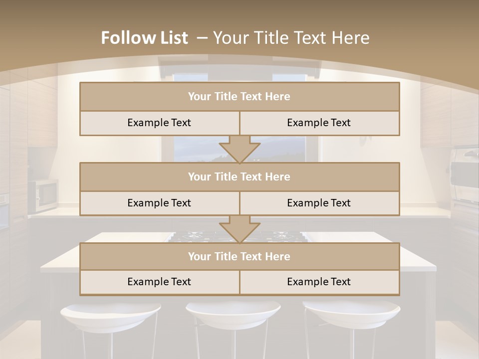 Kitchen View New PowerPoint Template