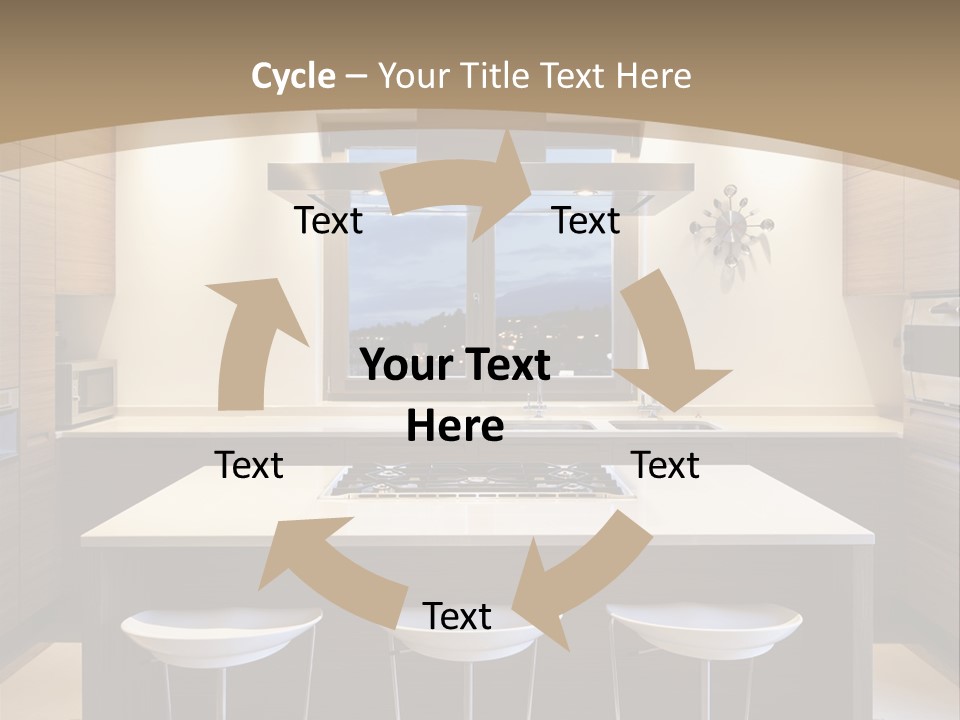 Kitchen View New PowerPoint Template