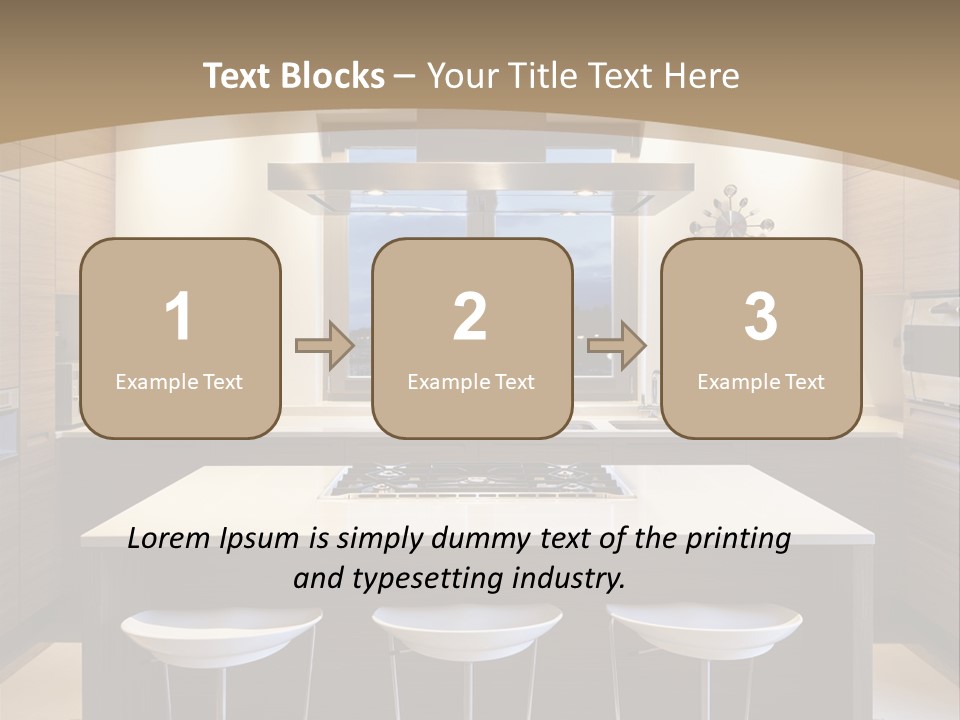 Kitchen View New PowerPoint Template