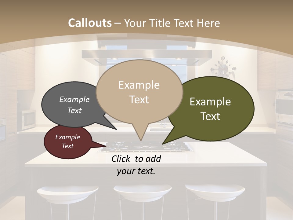 Kitchen View New PowerPoint Template