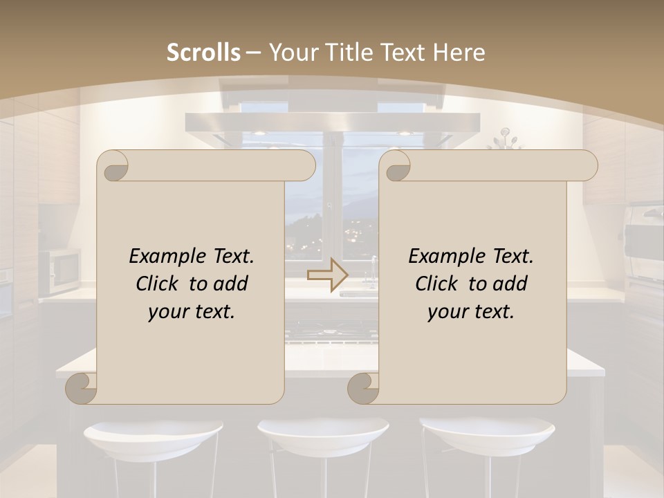 Kitchen View New PowerPoint Template
