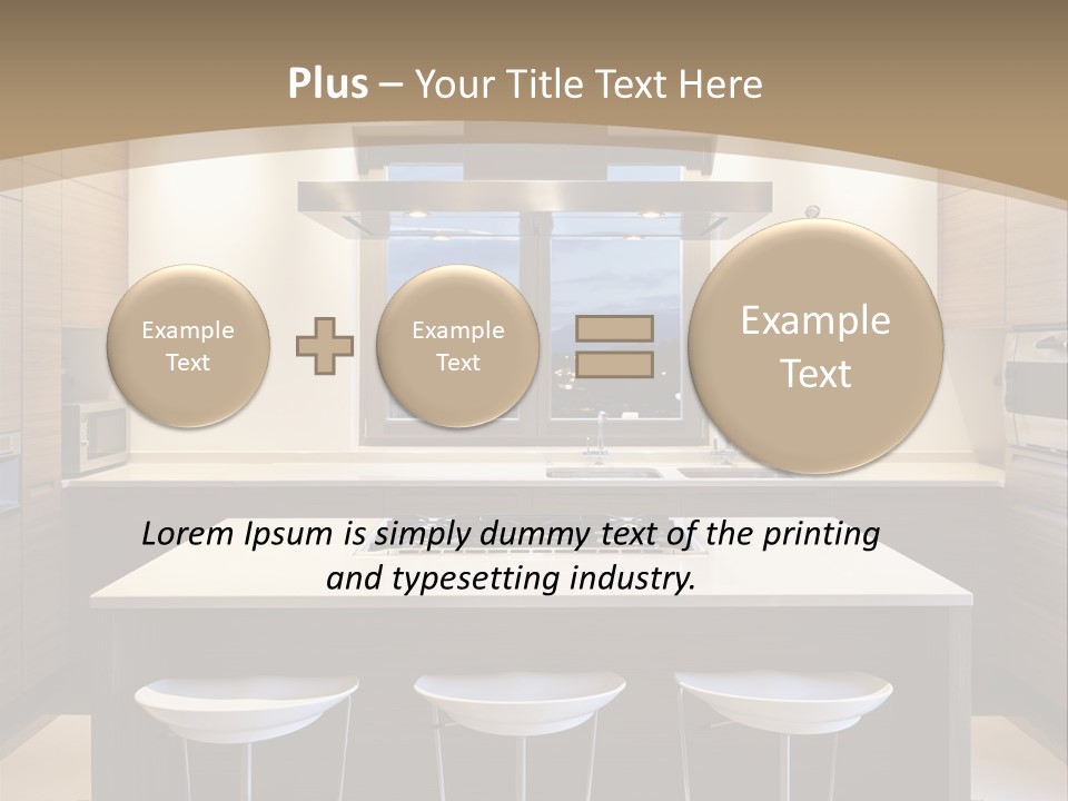 Kitchen View New PowerPoint Template