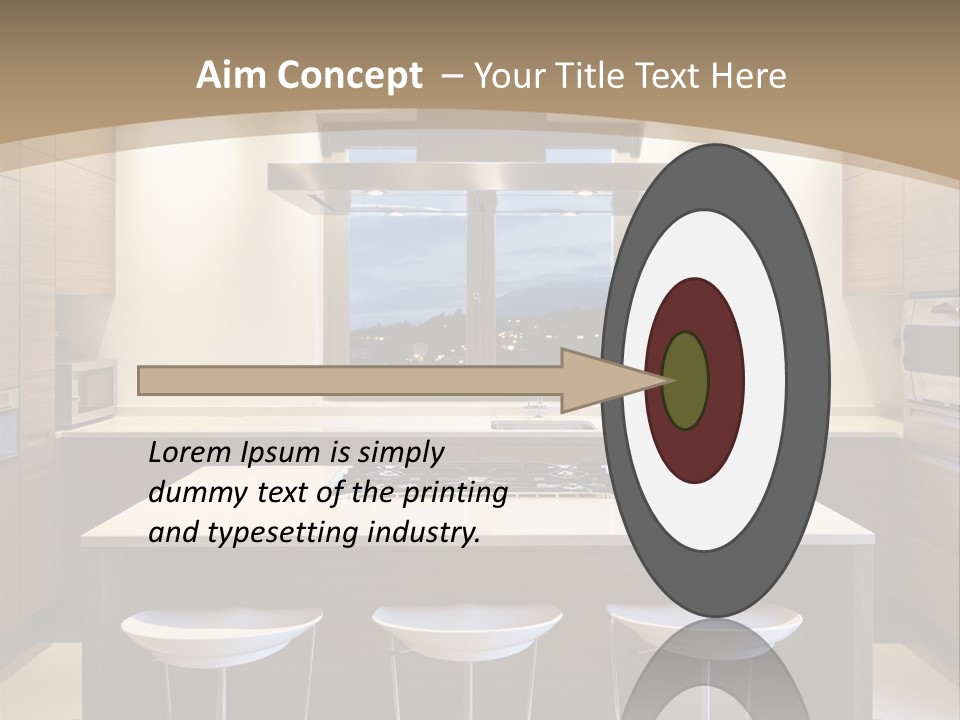 Kitchen View New PowerPoint Template