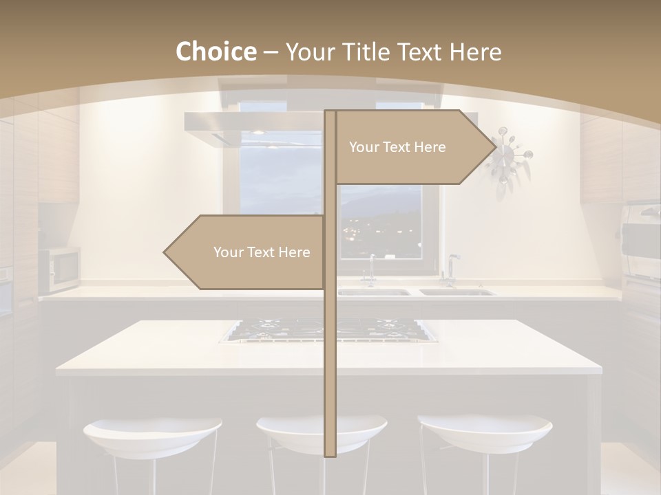 Kitchen View New PowerPoint Template