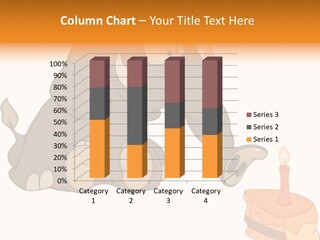 Cartoon Food Calf PowerPoint Template