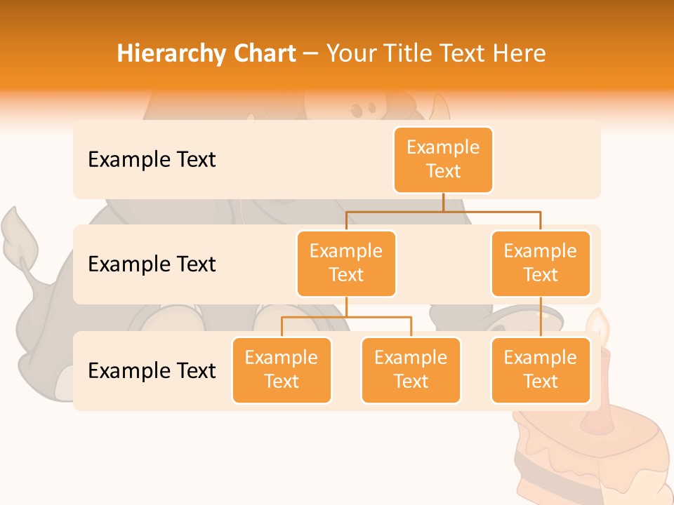 Cartoon Food Calf PowerPoint Template