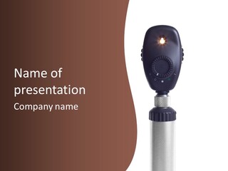 Exam Instrument White PowerPoint Template