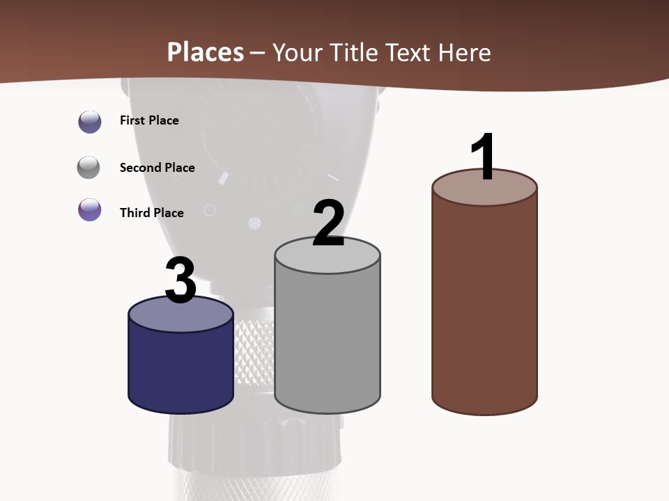 Exam Instrument White PowerPoint Template