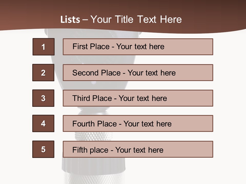 Exam Instrument White PowerPoint Template