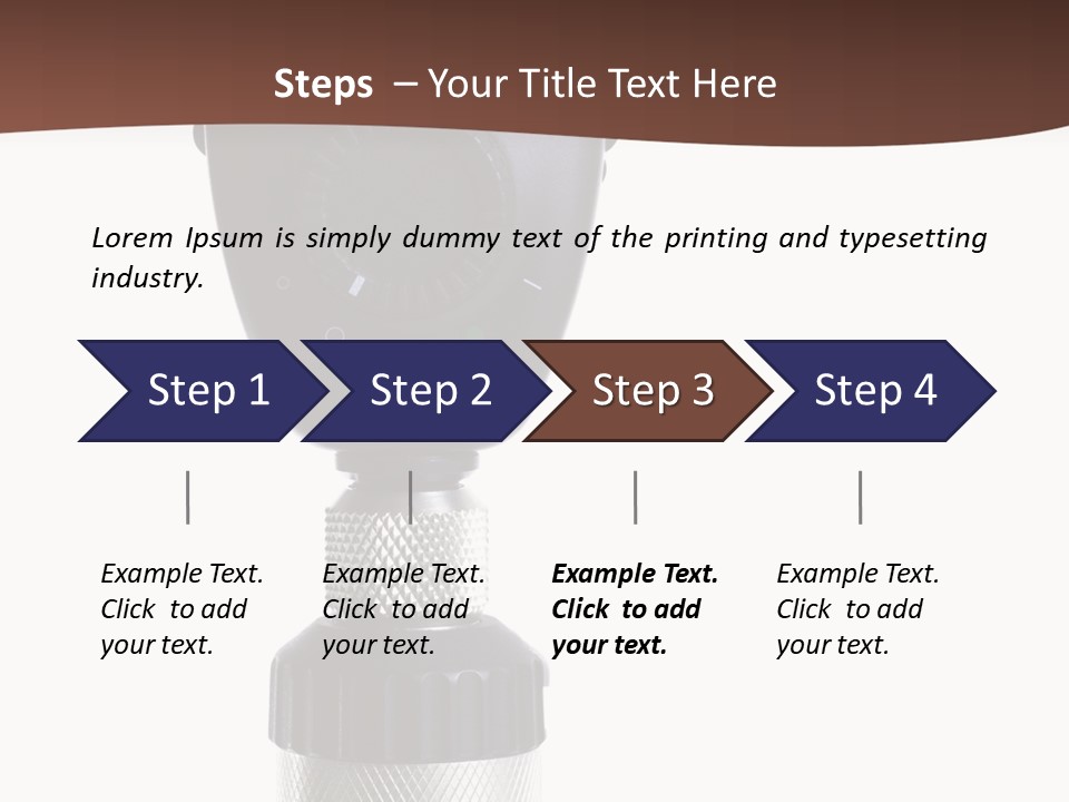 Exam Instrument White PowerPoint Template