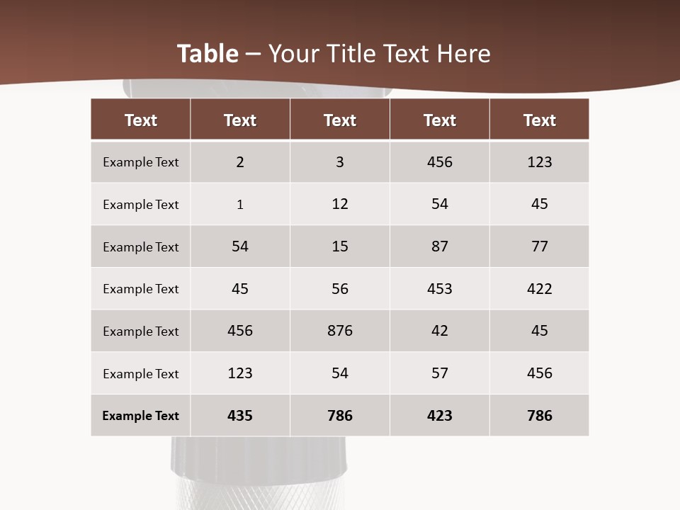 Exam Instrument White PowerPoint Template