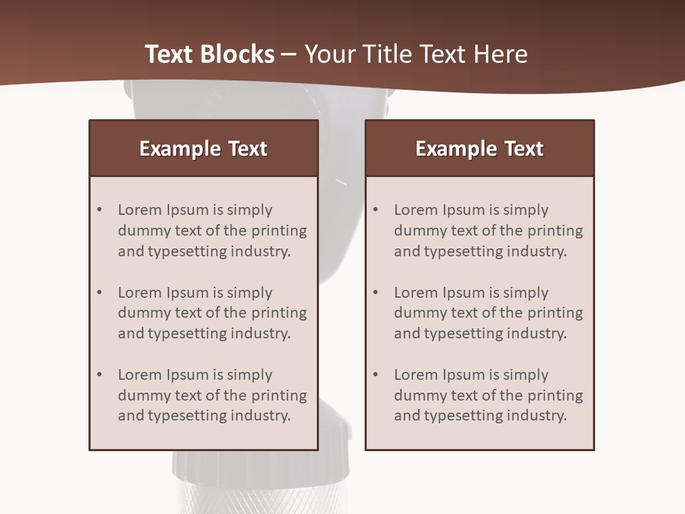 Exam Instrument White PowerPoint Template