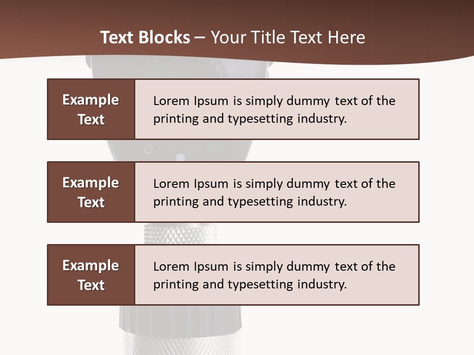 Exam Instrument White PowerPoint Template