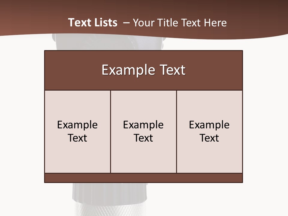 Exam Instrument White PowerPoint Template