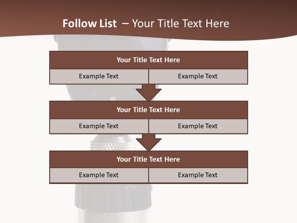 Exam Instrument White PowerPoint Template