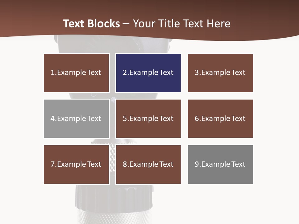 Exam Instrument White PowerPoint Template