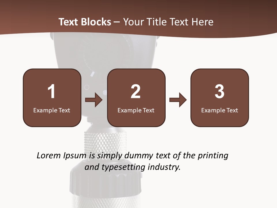Exam Instrument White PowerPoint Template