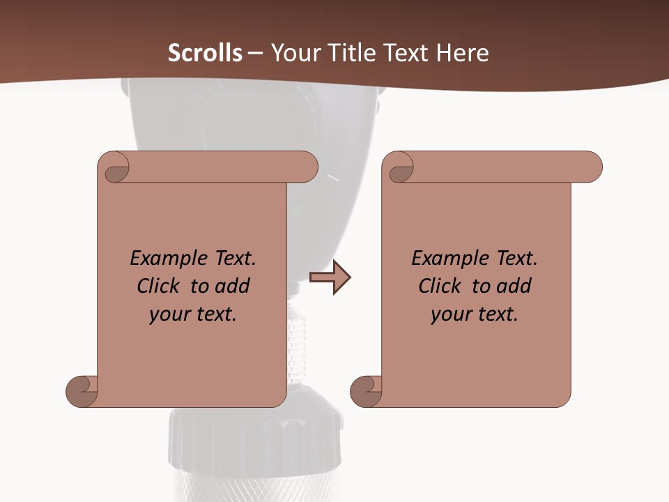 Exam Instrument White PowerPoint Template