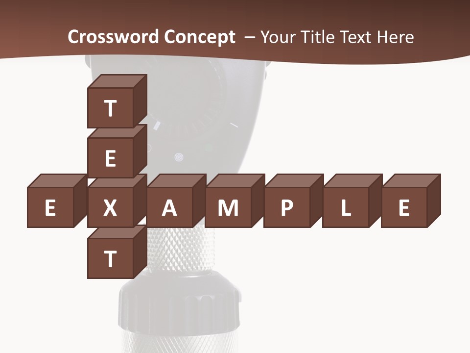 Exam Instrument White PowerPoint Template