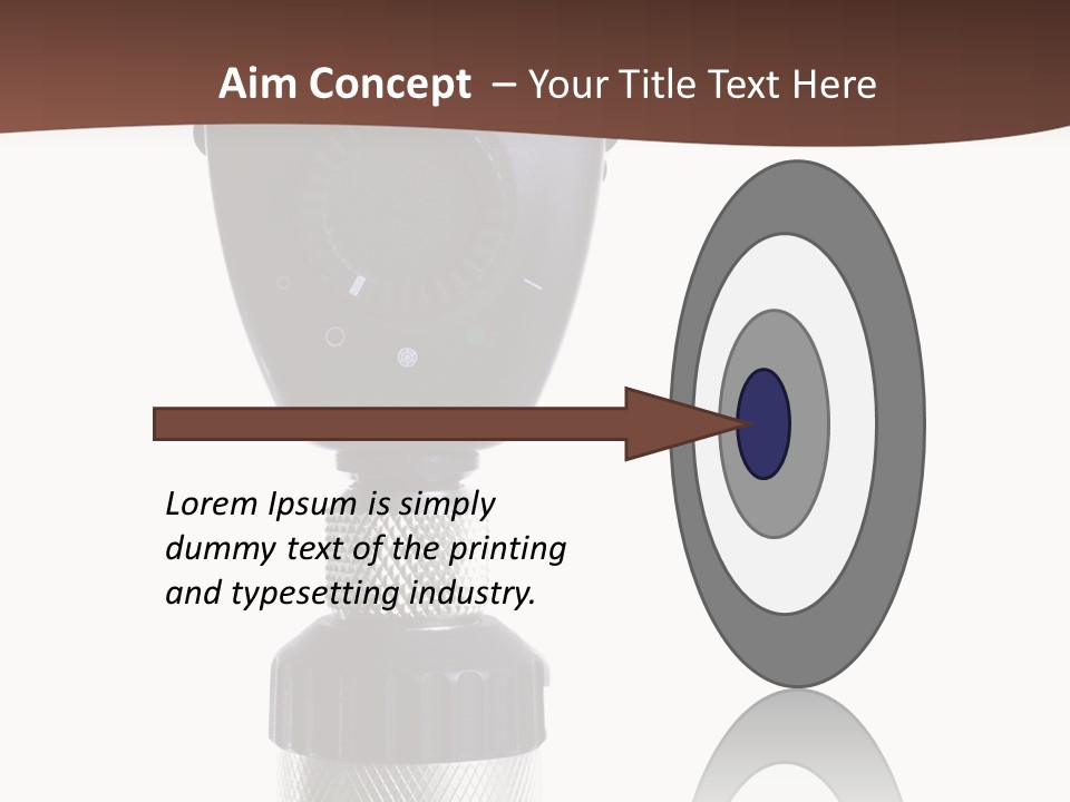 Exam Instrument White PowerPoint Template
