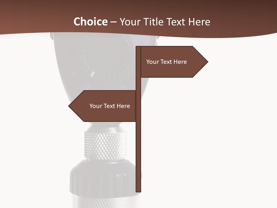 Exam Instrument White PowerPoint Template