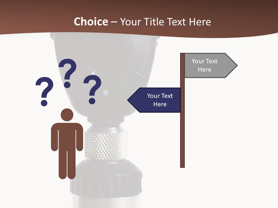 Exam Instrument White PowerPoint Template