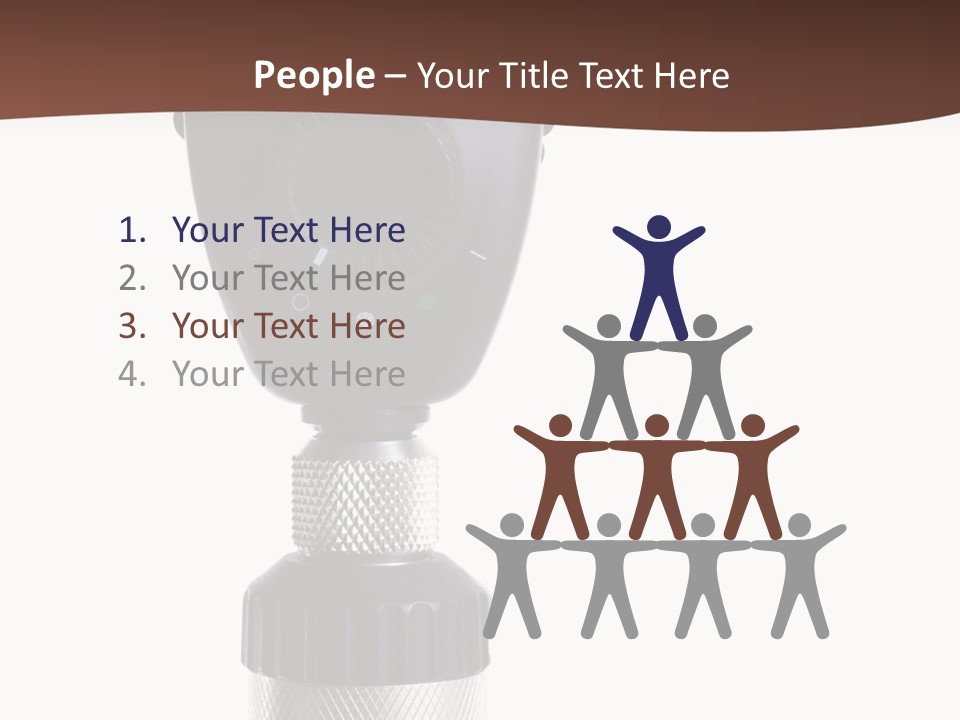 Exam Instrument White PowerPoint Template