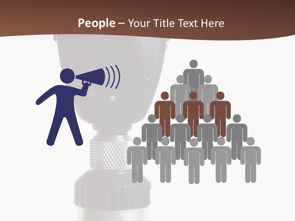 Exam Instrument White PowerPoint Template