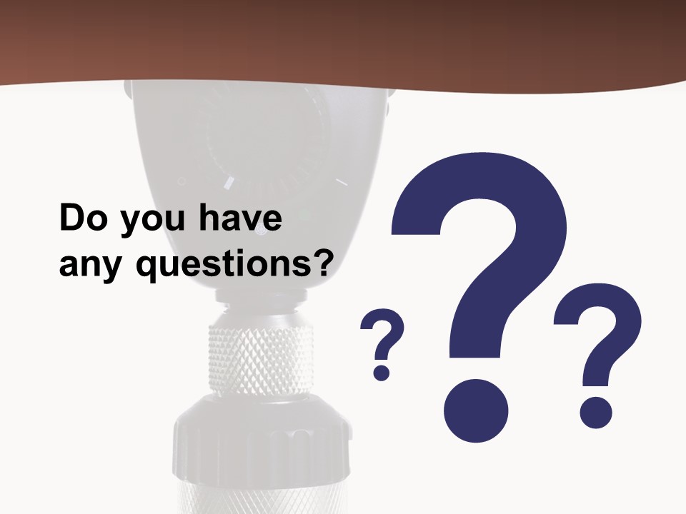 Exam Instrument White PowerPoint Template