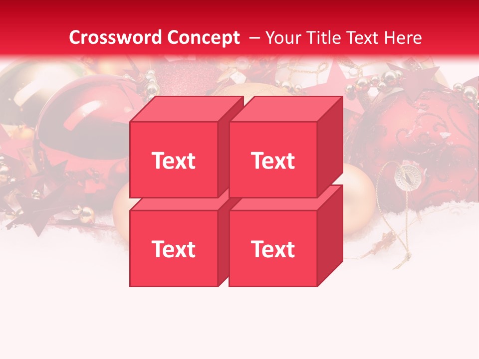 Celebration Ornaments Decorations PowerPoint Template