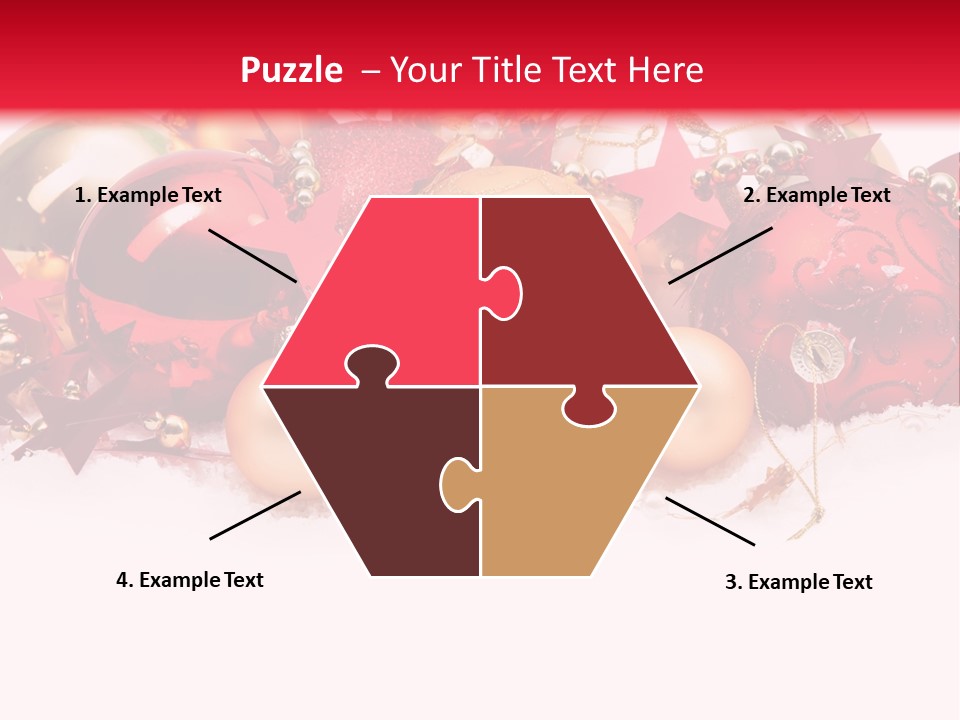 Celebration Ornaments Decorations PowerPoint Template