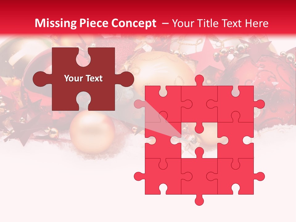 Celebration Ornaments Decorations PowerPoint Template