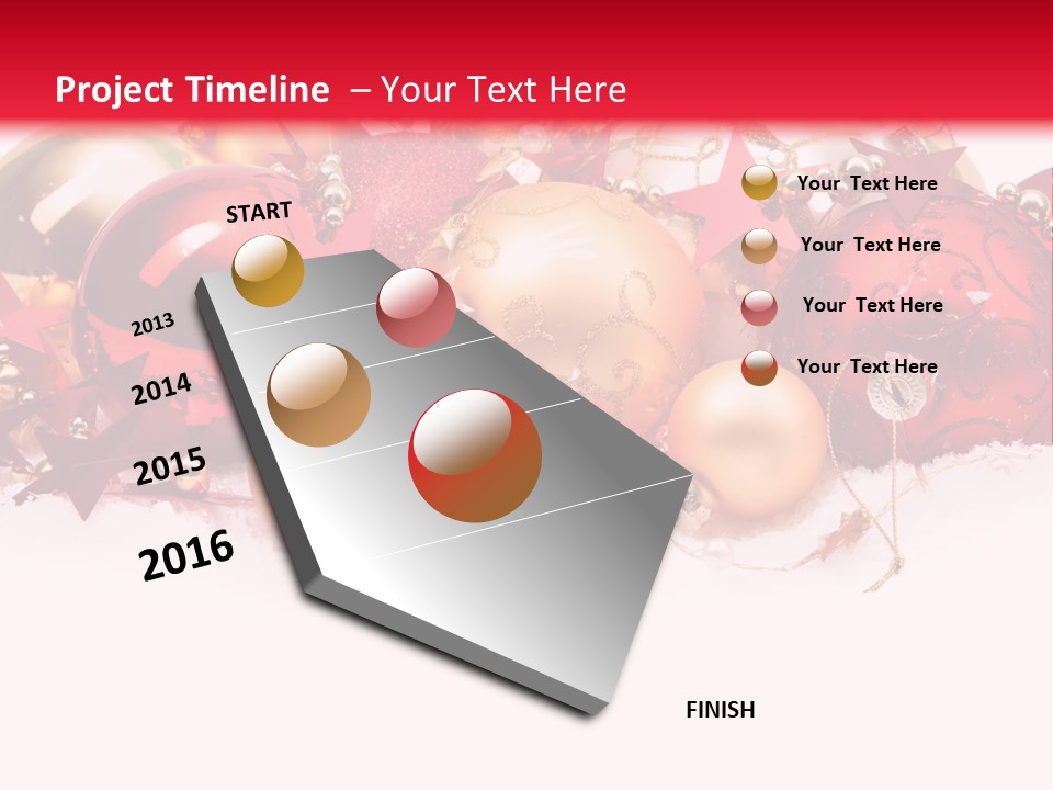 Celebration Ornaments Decorations PowerPoint Template