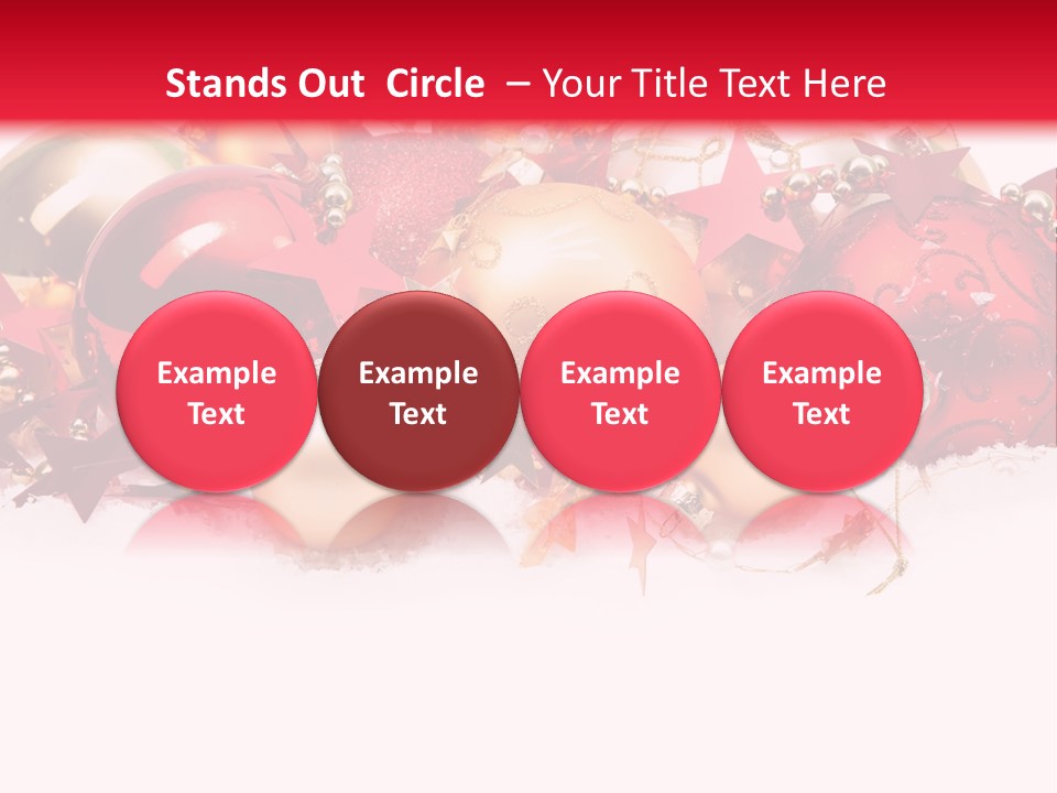 Celebration Ornaments Decorations PowerPoint Template