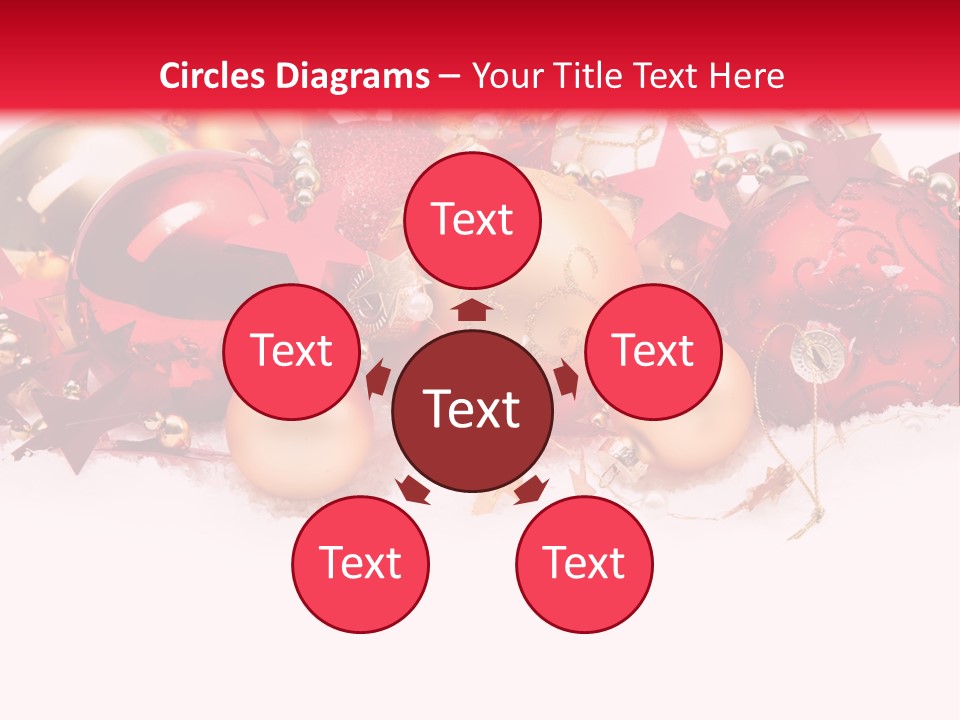 Celebration Ornaments Decorations PowerPoint Template