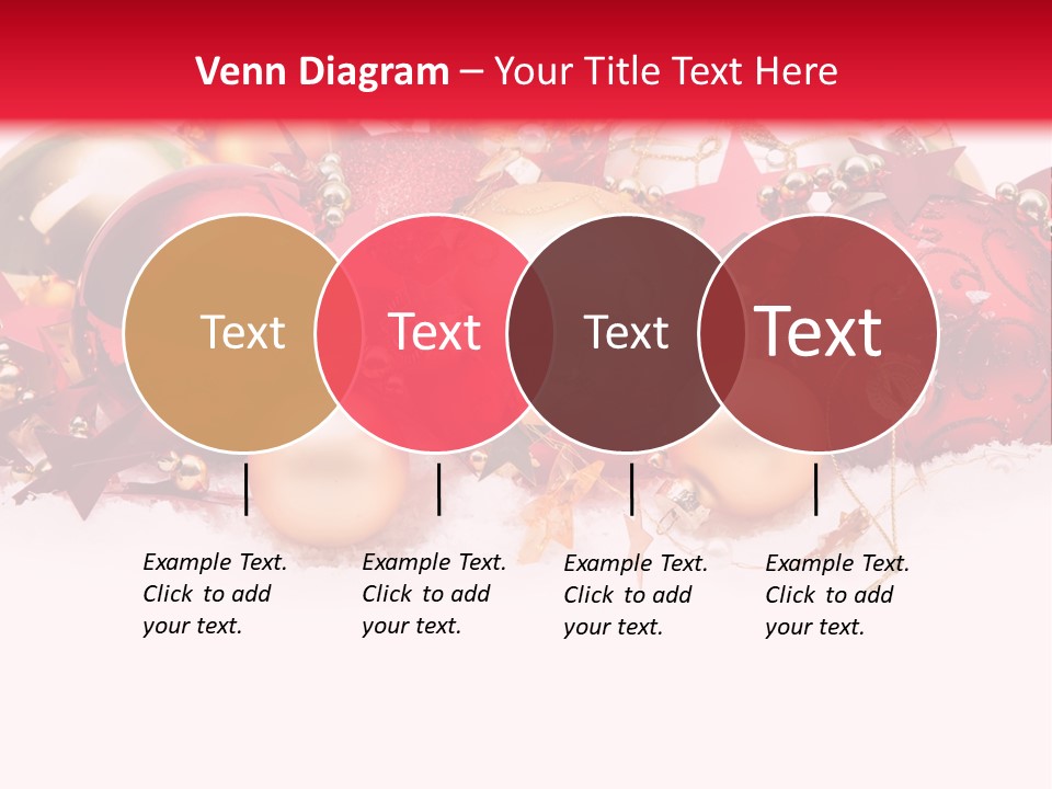 Celebration Ornaments Decorations PowerPoint Template